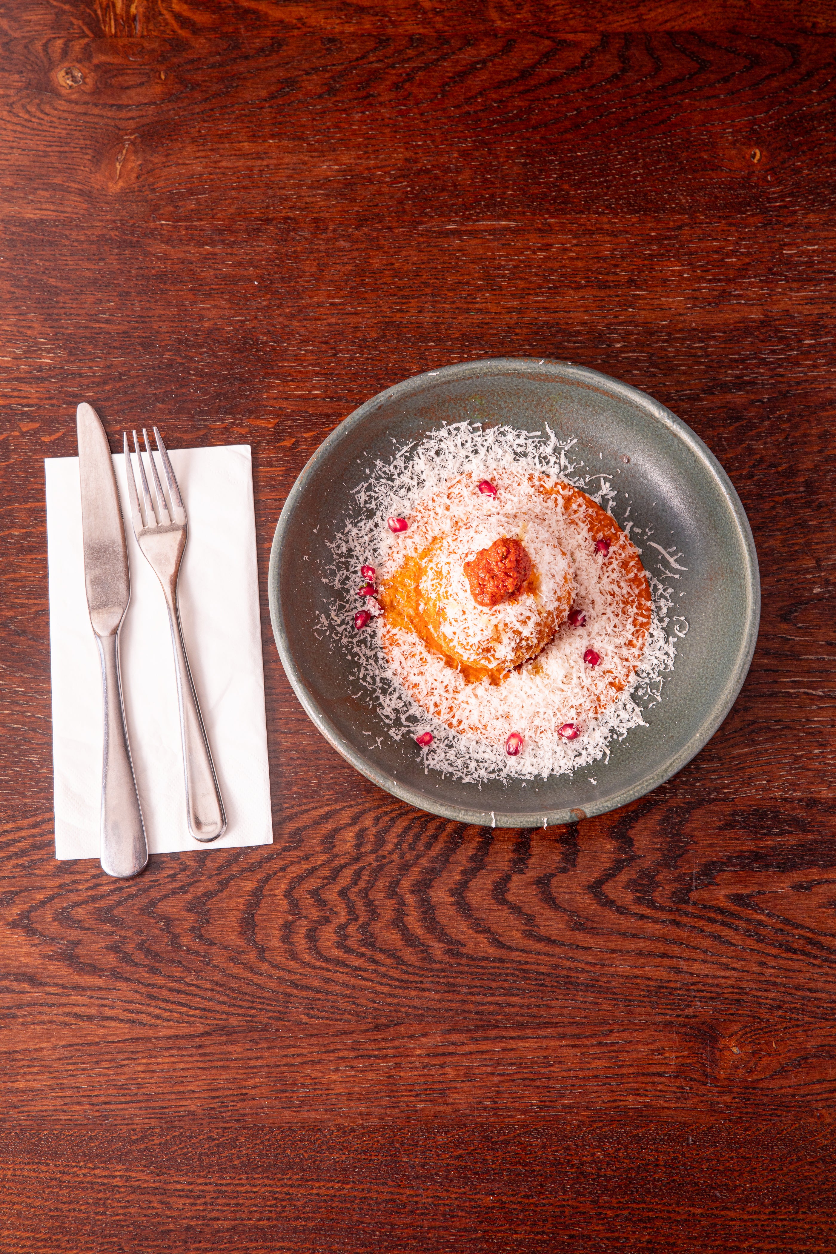 Butter chicken Arancini