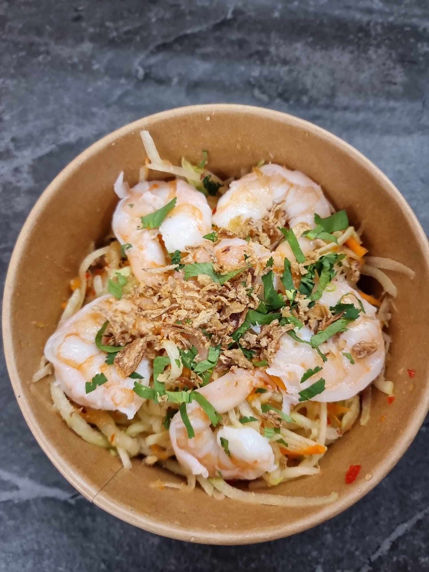 Papaya Salad with Prawns