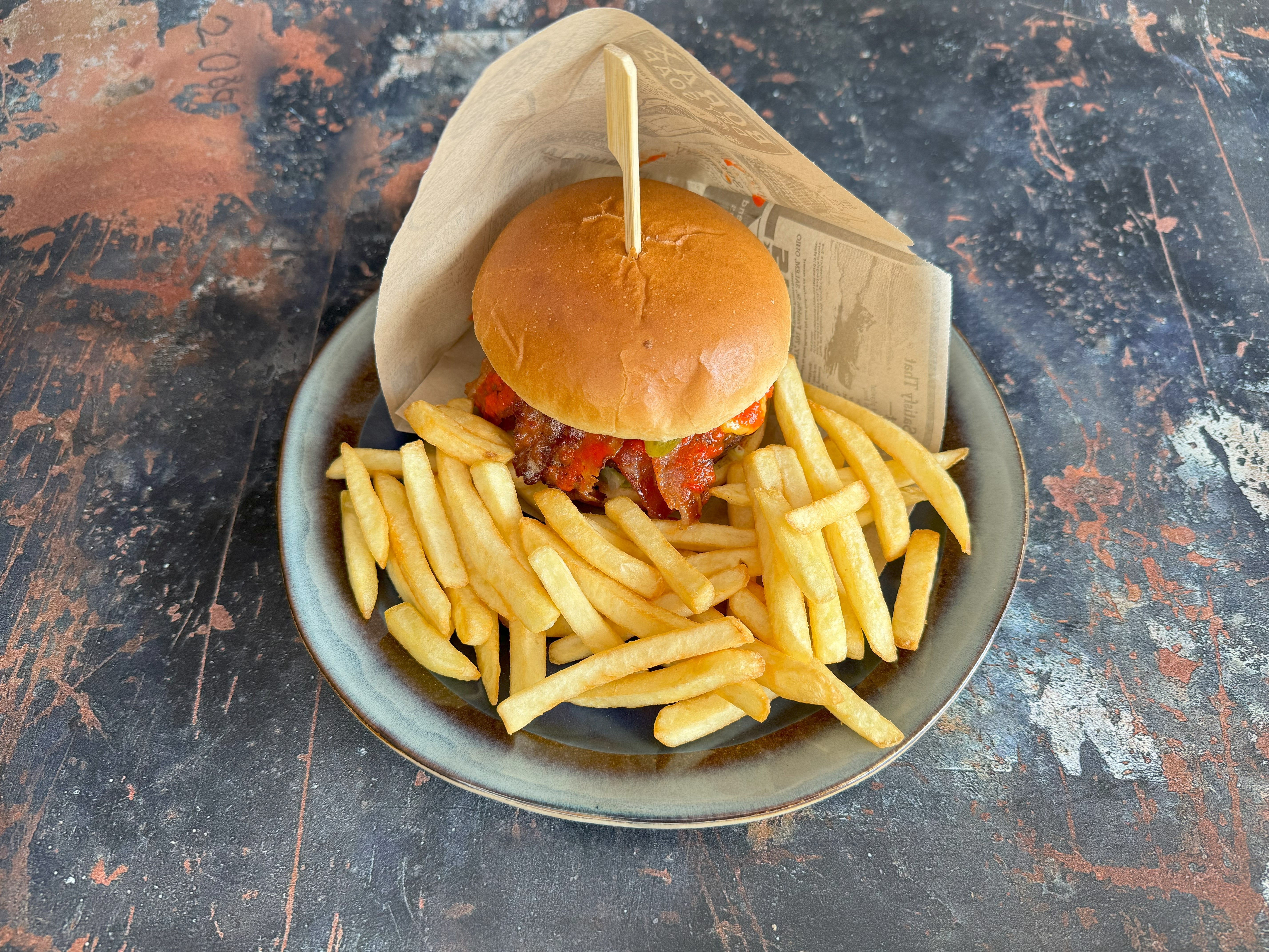 Chilli Bacon Burger