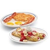 Crepe Combo (Crepe + 2 Eggs your way + 2 Bacon or 2 Sausages + Hashbrown)