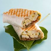 Bubbly Egg & Halloumi Wrap