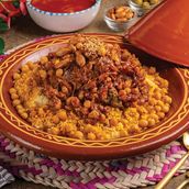 BEEF COUSCOUS WITH TEFAYA