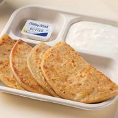 Aloo Paratha Curd Meal