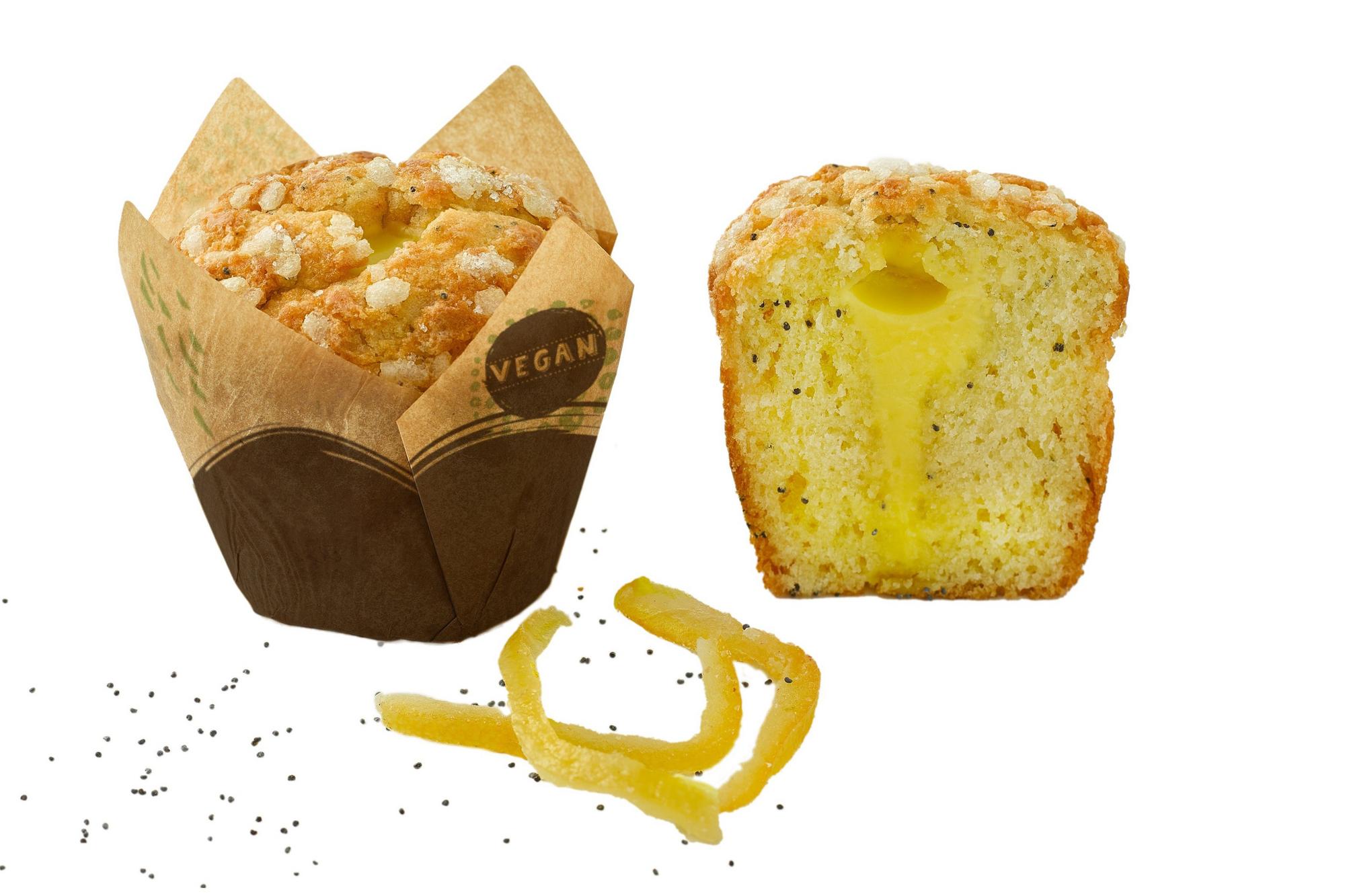Lemon Poppy Seed Tulip Muffin