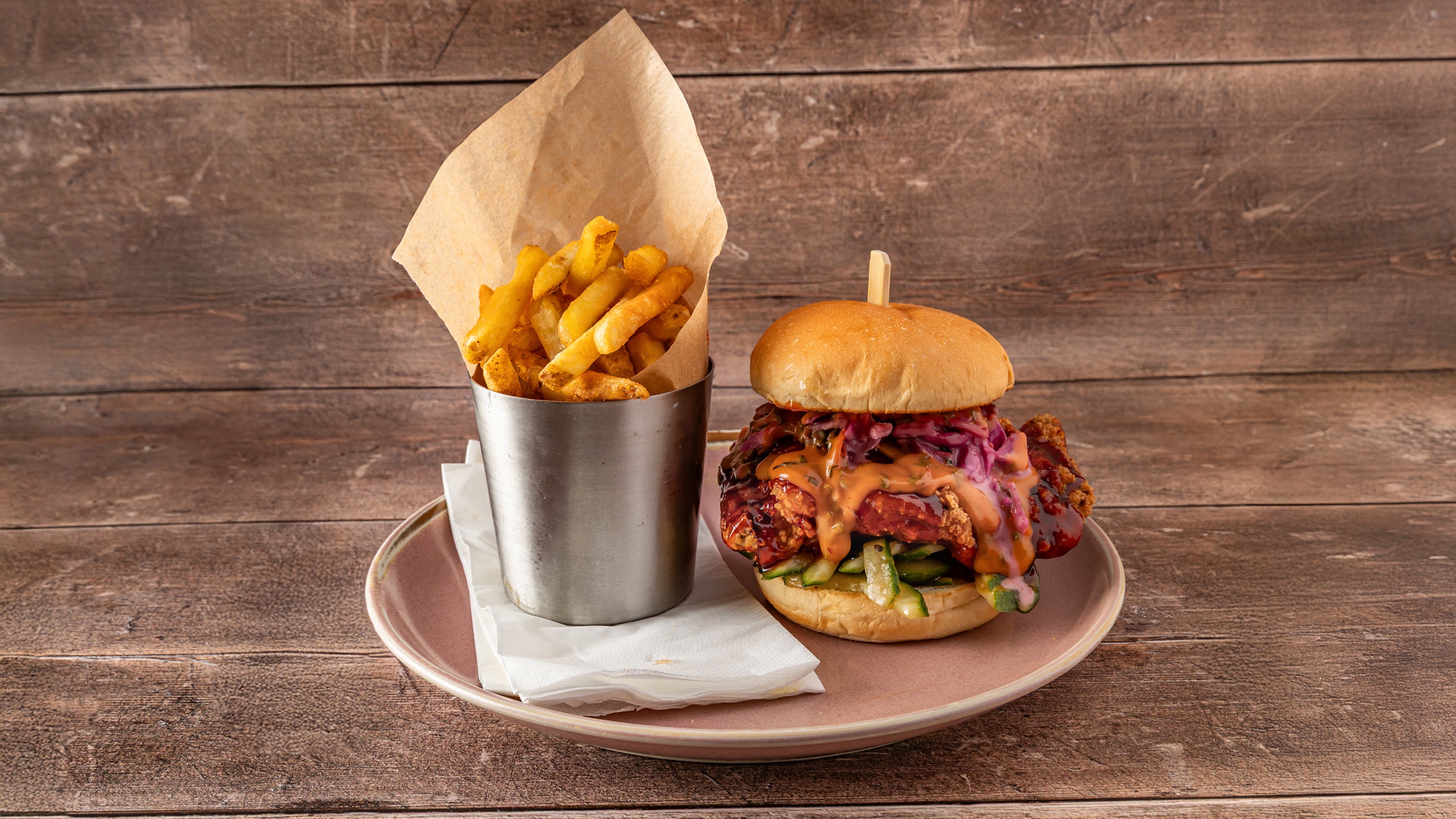 Korean Chicken Burger