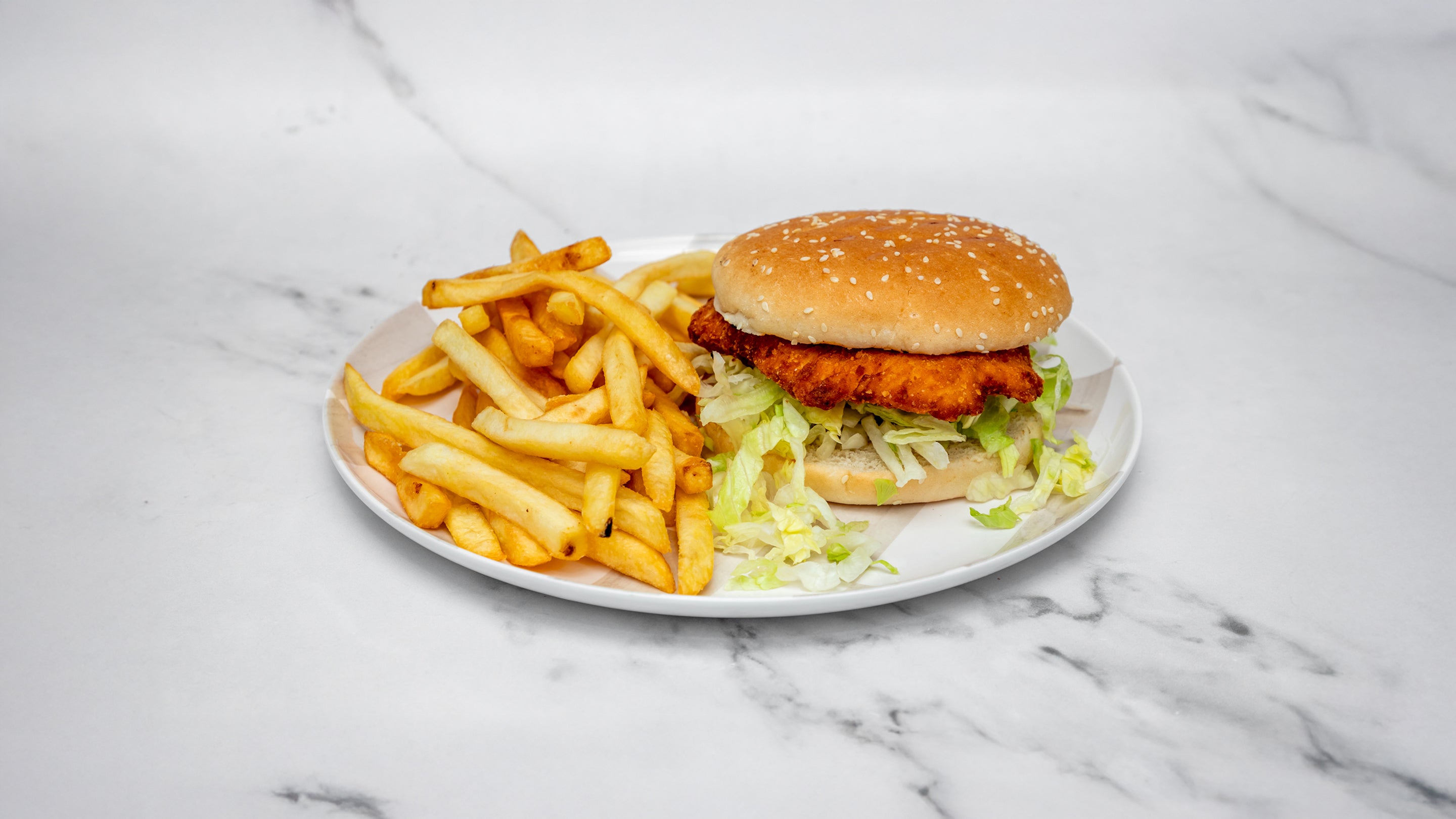 1/4 Chicken Burger