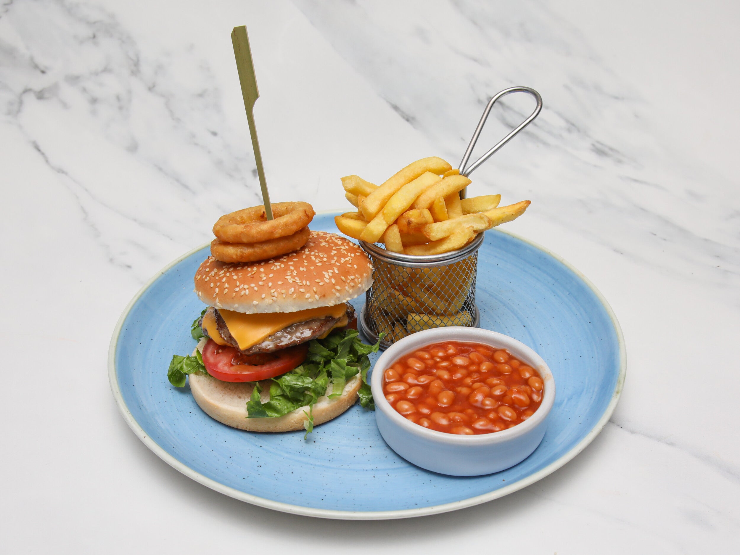 Kingsize Burger Meal (R) (H)