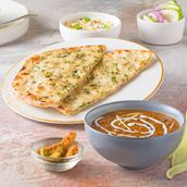 Paneer Kulcha Combo with Dal & Raita