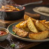 Oven Baked Potato Wedges