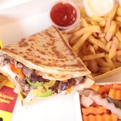 Meat Shawarma Crepe Meal