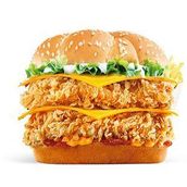 Mighty Double Zinger Burger