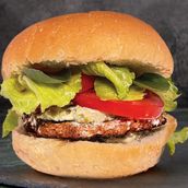 Ahoura Charcoal Grilled Chicken Classic Burger