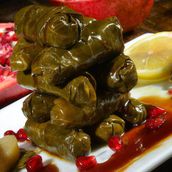 Pomegranate Molasses Grape Leaves