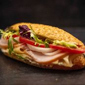 Turkey & Cheese Kaak 