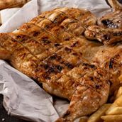 White Charcoal Chicken Half