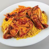 Bukhari Rice With Madhbi Chicken