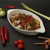 Mince Beef in Chili and Hot Basil
