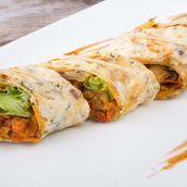 Porotta Chicken Roll