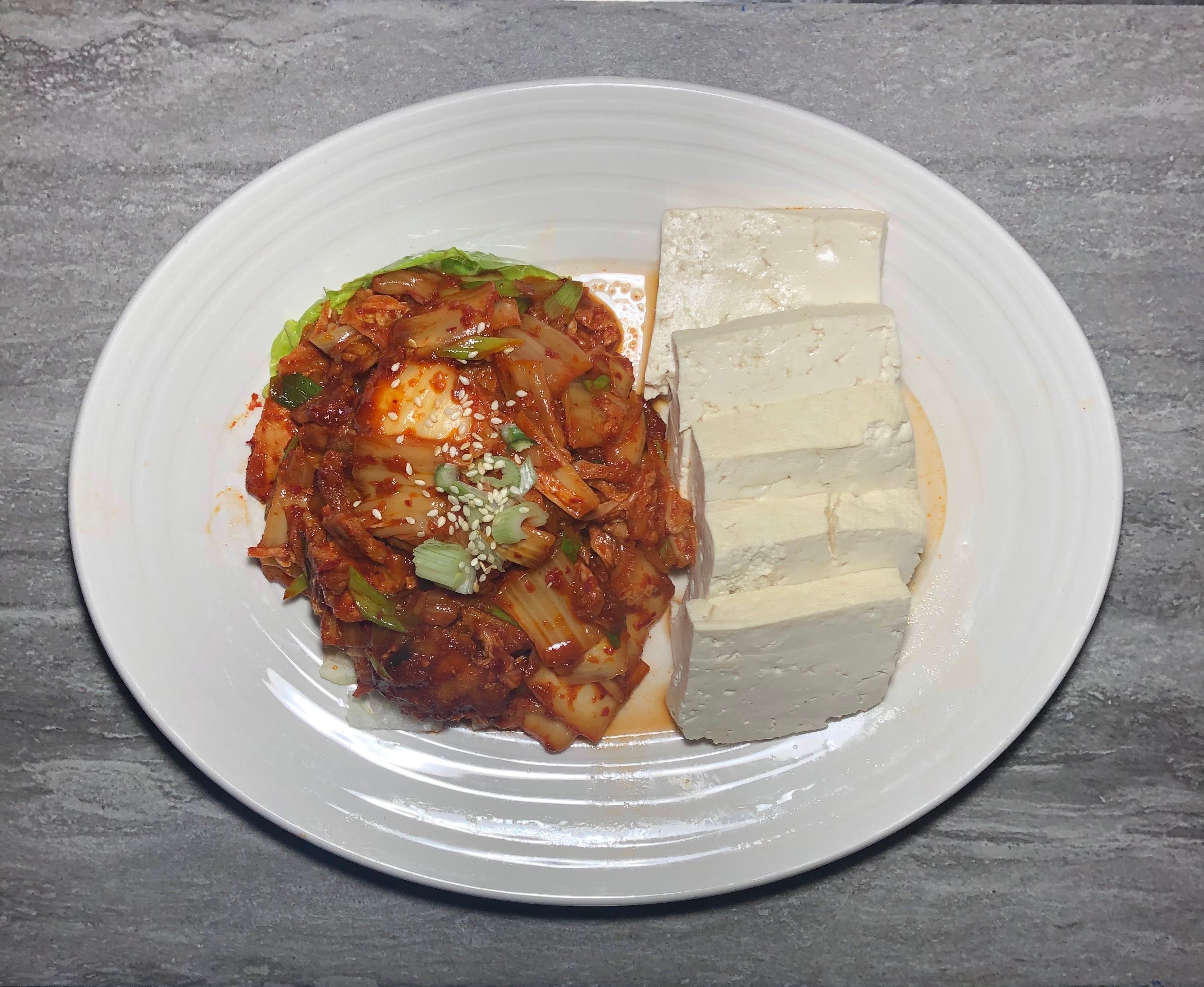 Kimchi Tofu (Spicy) / 두부김치