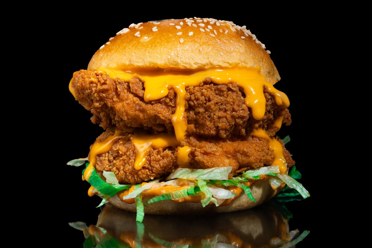 Double Hot Chick Burger