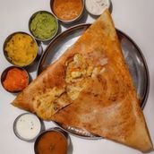 Stuffed Paneer Dosa