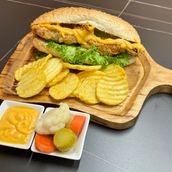 Crispy sandwich Meal