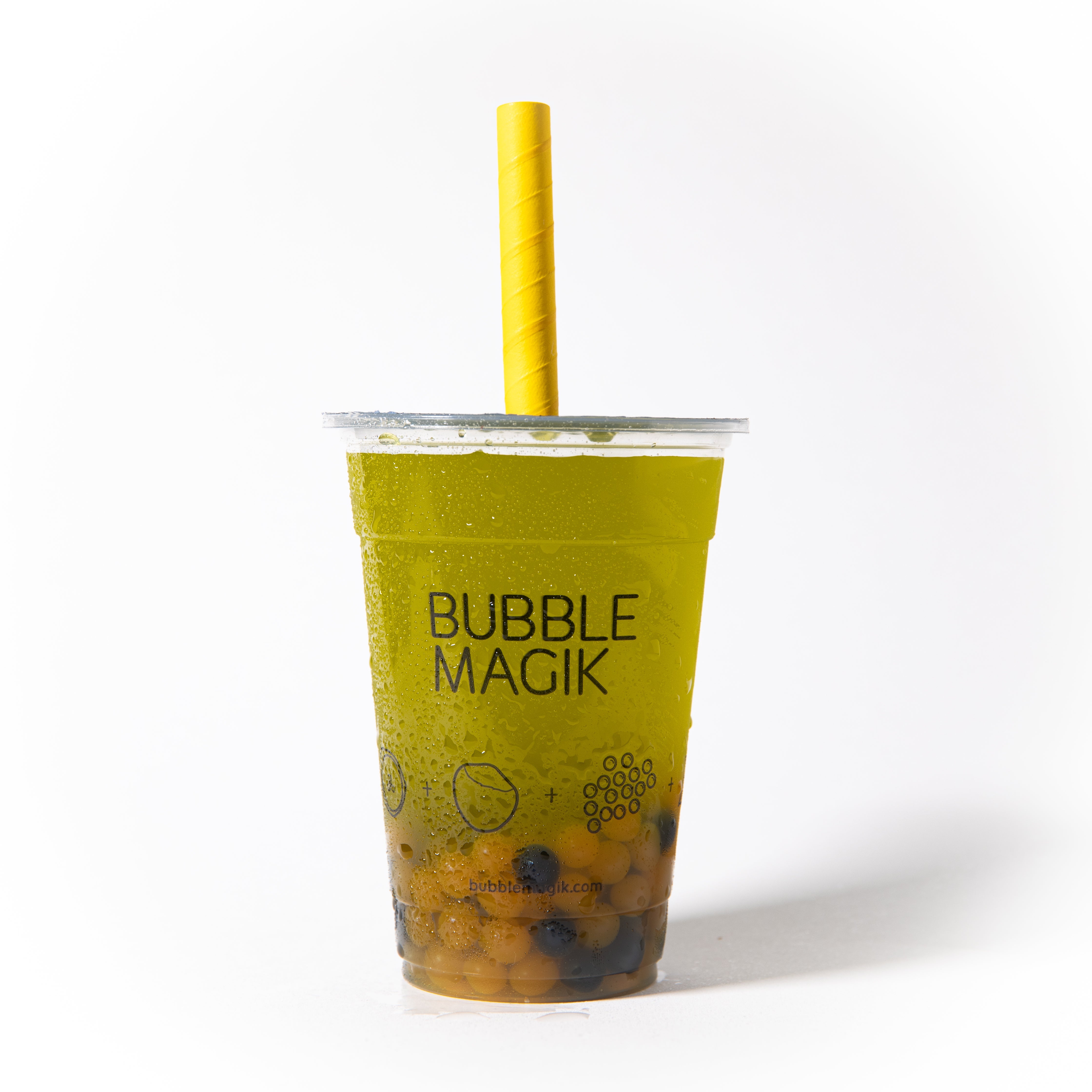 Green Apple and Mango Fruit Iced Tea