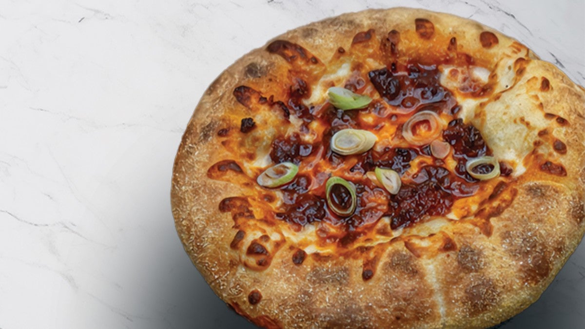 Garlic Bread with Mozz and Nduja