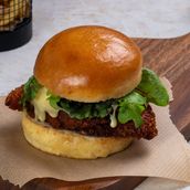 German Schnitzel Burger