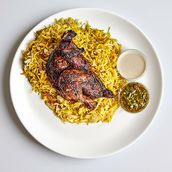 Half Shawaya With Saffron Rice Combo