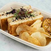 Tuna Sandwich And Chips