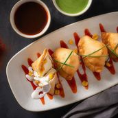 Oud Cheese Corn Samosa 