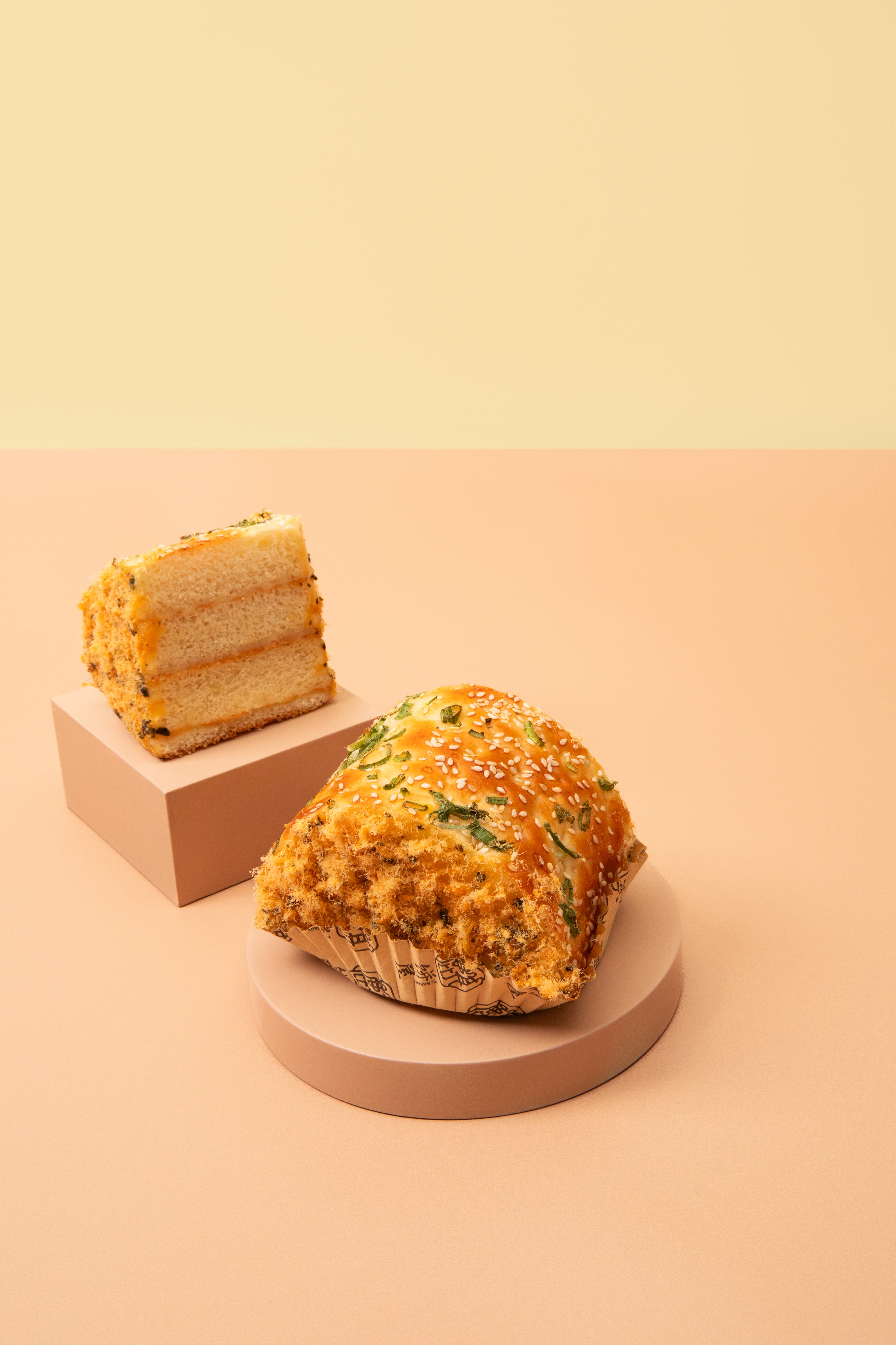 Seaweed Pork Floss Bun