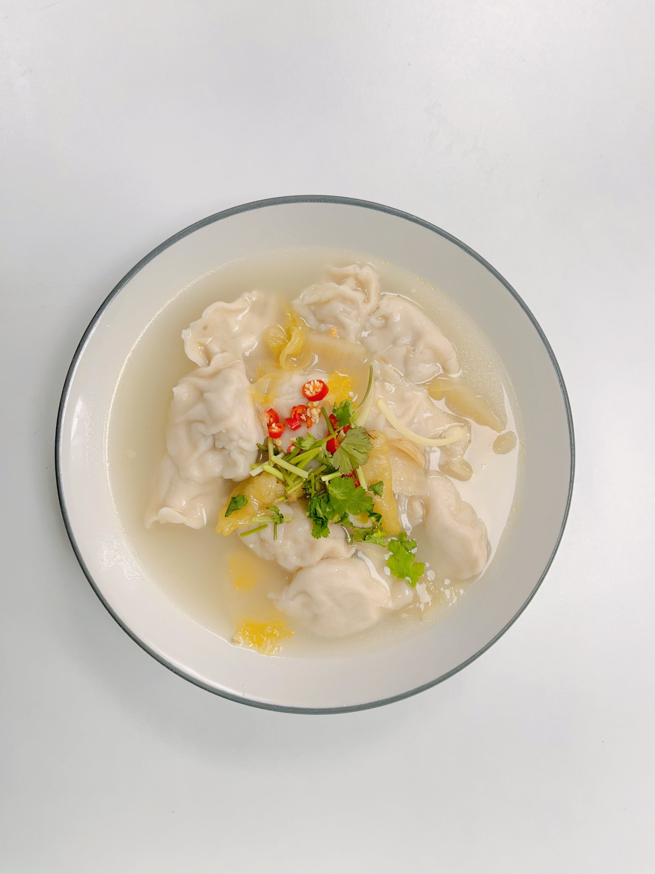 Dumplings in Sour Soup 酸汤水饺