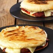 Bazlama Bread Sucuk Toast