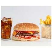 Classic Cheese Burger Meal