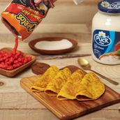 Cheetos And Cheese Chebab Bread ( 4 Pieces)