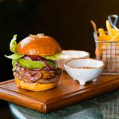 Premium Avocado Bacon Beef Burger