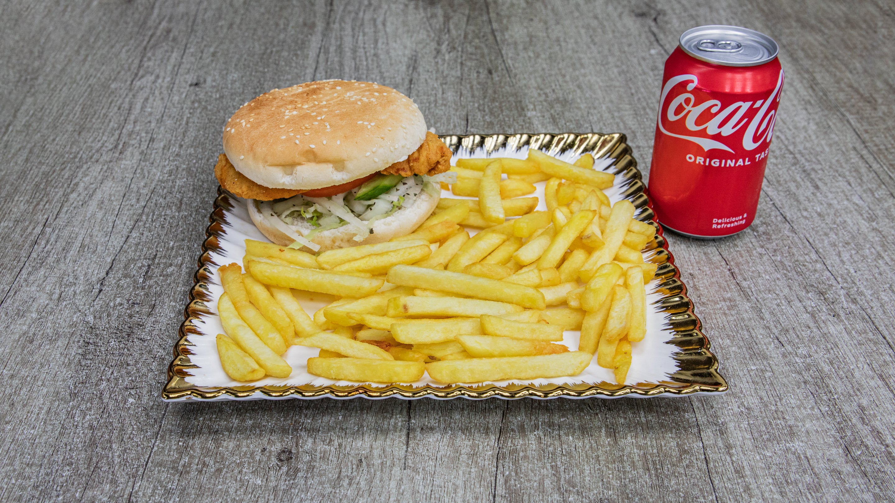Chicken Fillet Burger Meal
