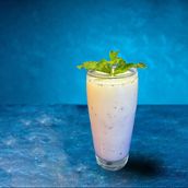 Large Ayran Laban With A Mint On Top