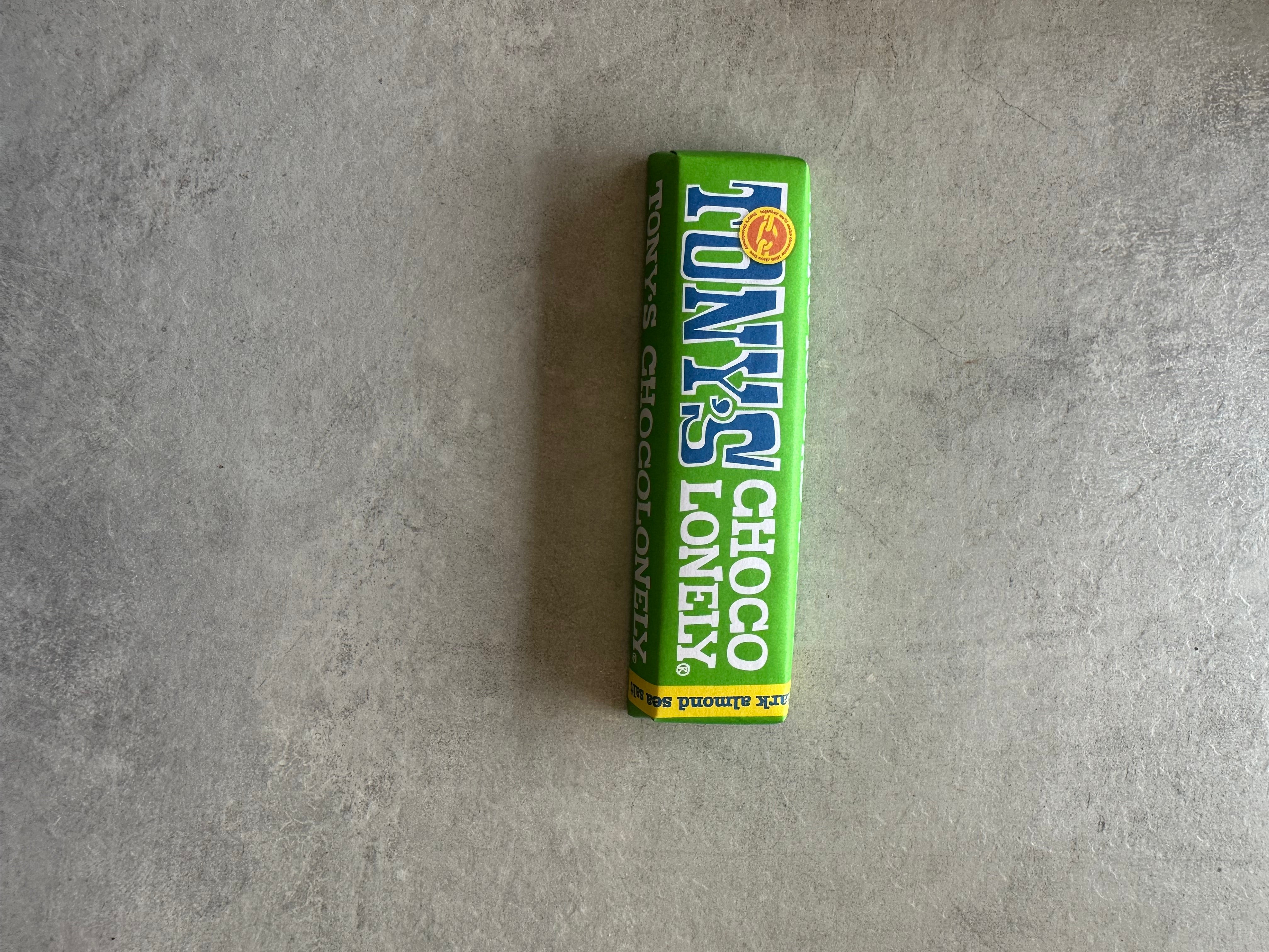 Tonys chocolonely almond dark chocolate