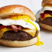 Burger With Cheese Egg