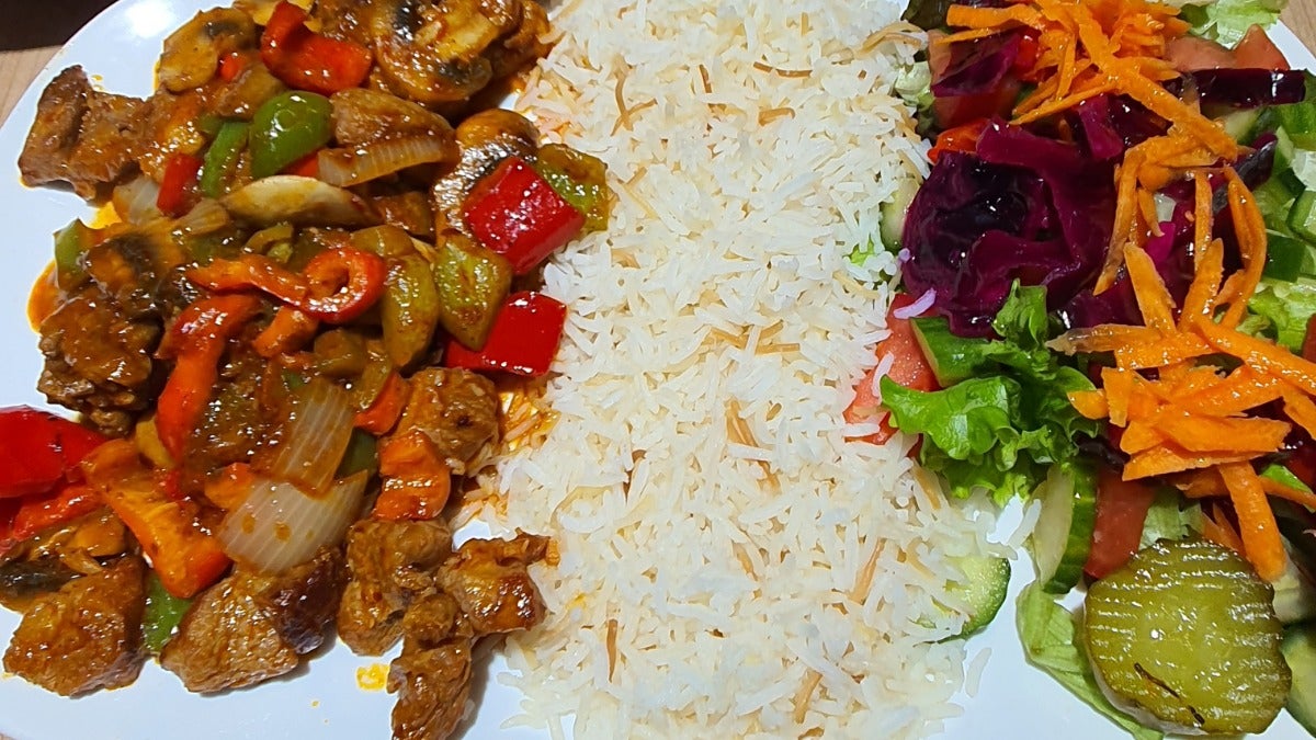 Lamb shish kebab