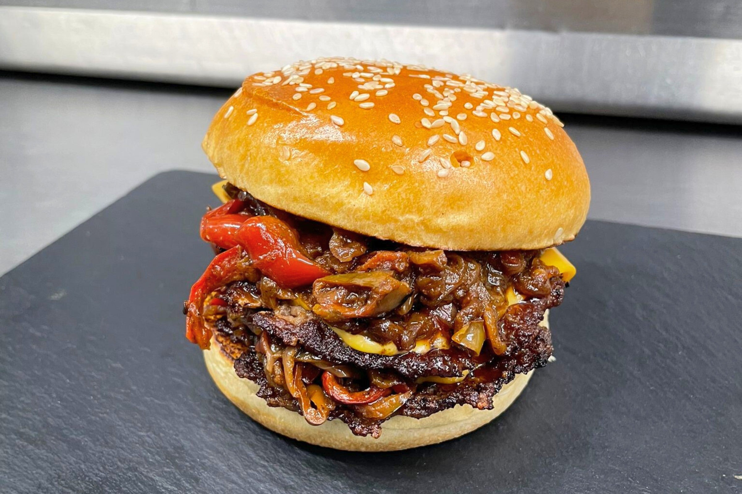 Fajitas Beef Burger