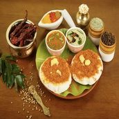 Ghee Spiced Powder Plate Idli