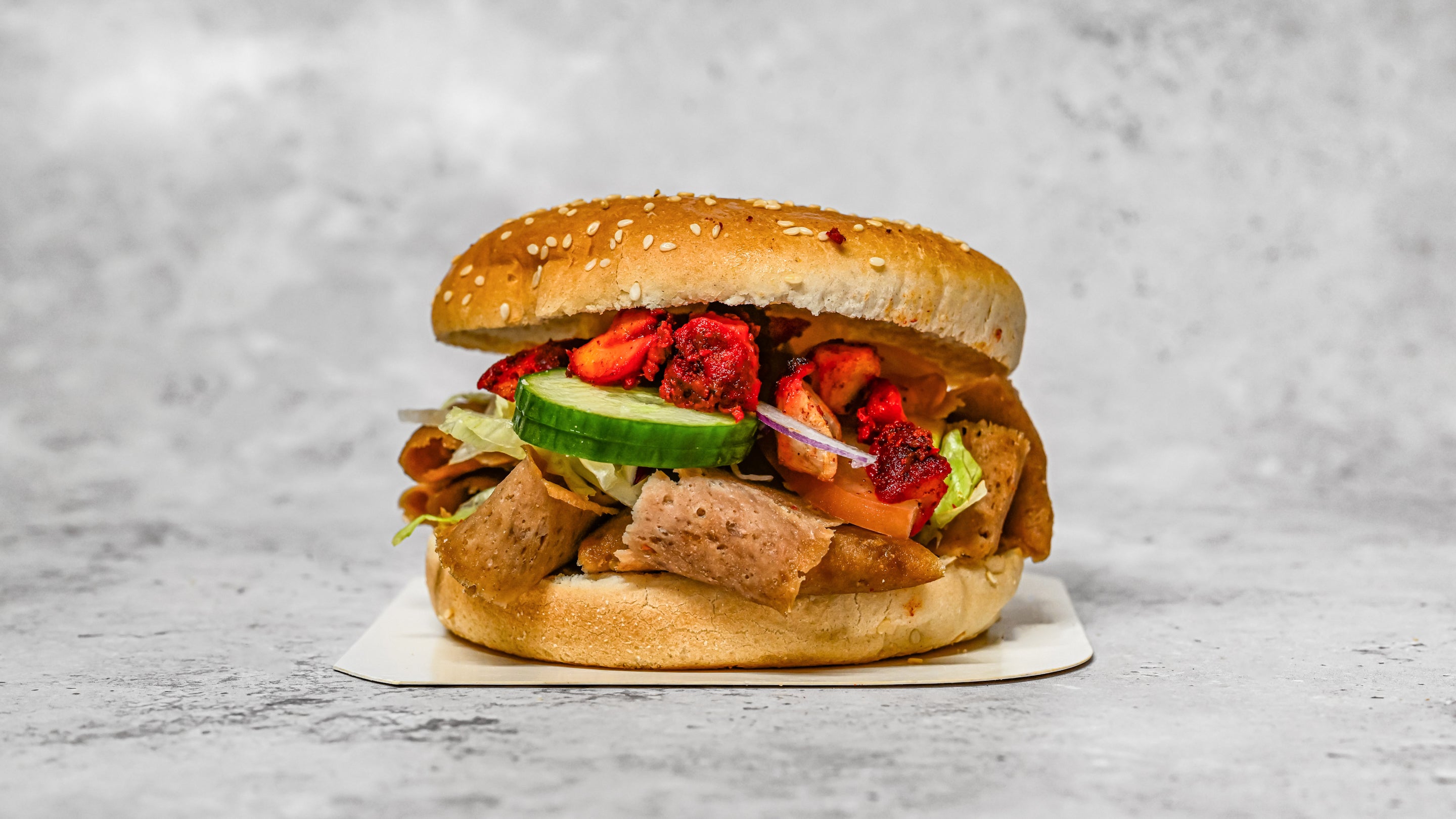 Chicken Kebab Burger