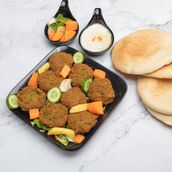 Stuffed falafel dish