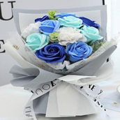Baby Blue Rose Bouquet