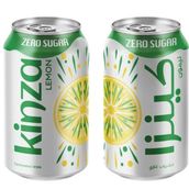 Kinza Carbonated Zero Sugar Lemon Drink 300ml