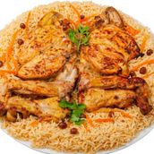 Charcoal Whole Chicken With Bukhari Rice